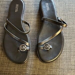 Michael Kors Black Strappy Sandals
